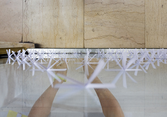 Sandra Biwer, Tri vertical de l'hystérie, Incise, montage aout 09